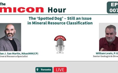 The Micon Hour – The ‘Spotted Dog’: Still an Issue in Mineral Resource Classification