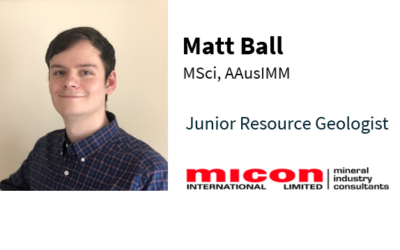 Matt Ball received Professional Certificate in JORC Code Reporting